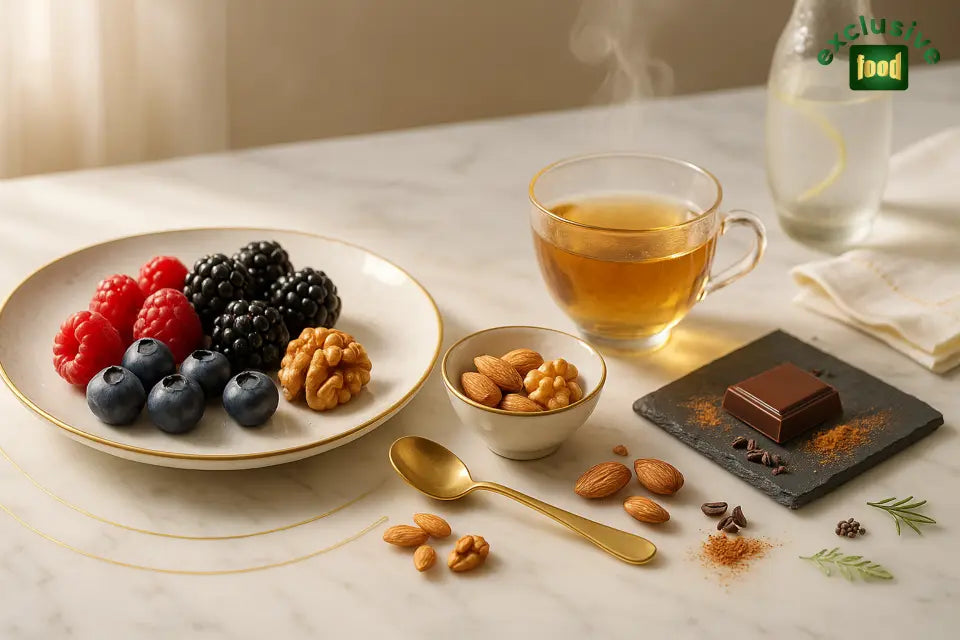 Polyphenole Wirkung: So schützen sekundäre Pflanzenstoffe deine Zellen vor freien Radikalen - Exclusive Food GmbH