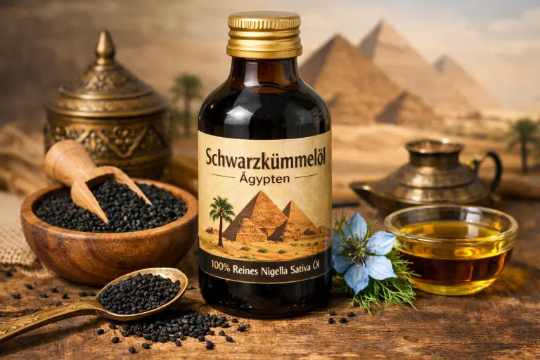 Schwarzkümmelöl kaltgepresst aus Ägypten für höchste Reinheit und Qualität