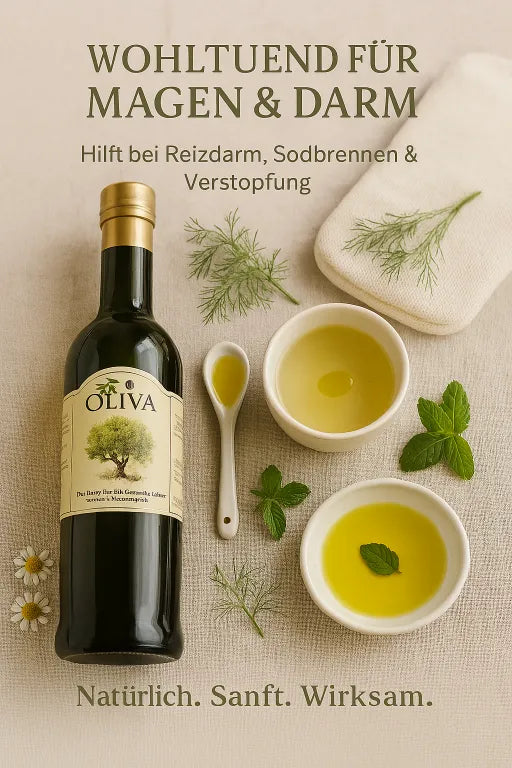 Olivenöl bei Magen Darm: Warum dein Bauch von hochwertigem Öl profitiert und wie du es am besten in deinem Alltag anwendest - Exclusive Food GmbH