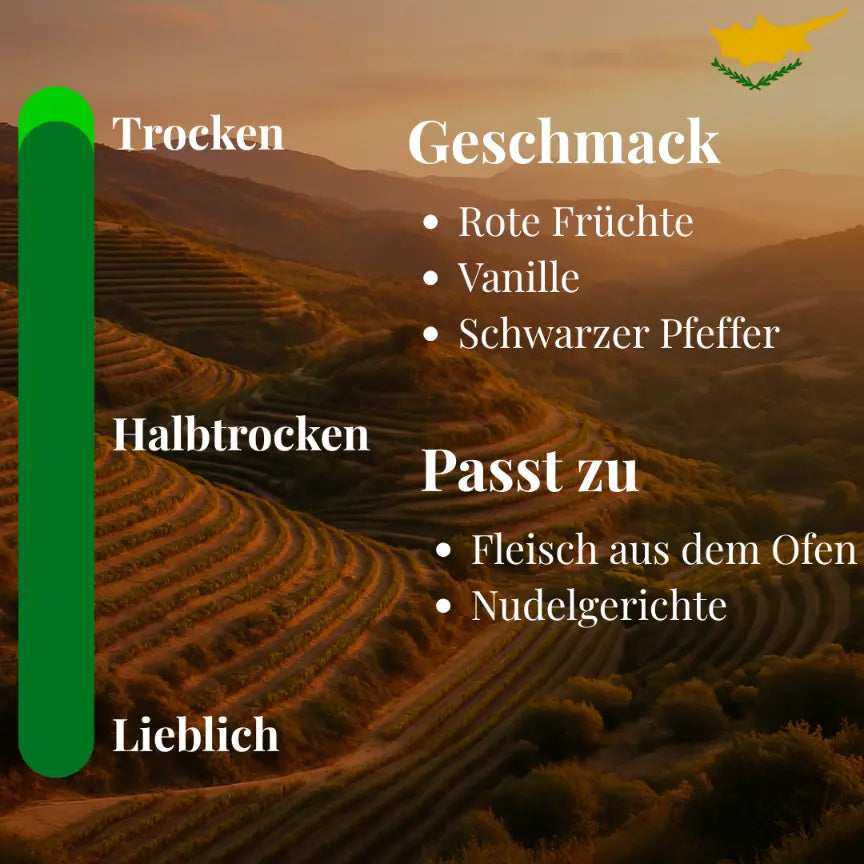 Bio Rotwein Cabernet Sauvignon (trocken) - Jahrgang 2021 - Tsangarides Weingut - Flasche 0,75 Liter