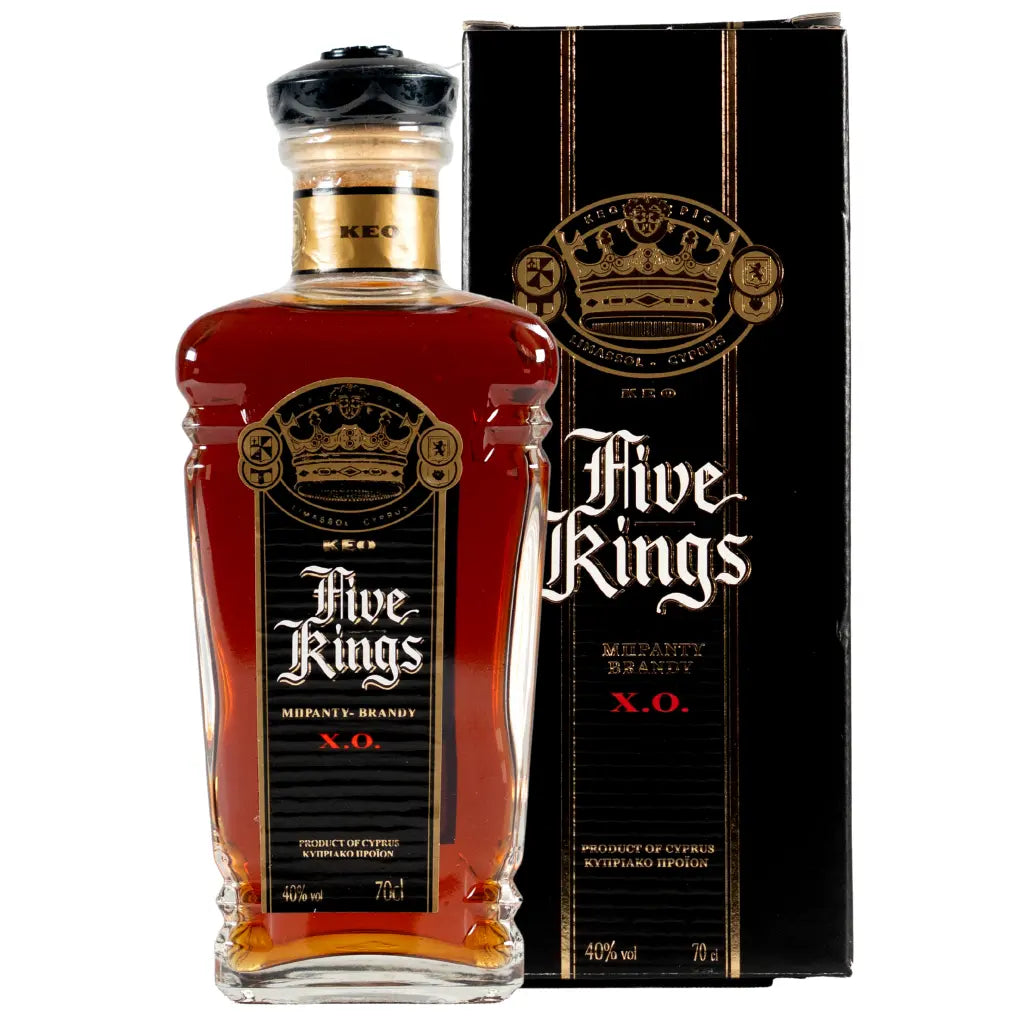 Keo Five Kings Brandy - Flasche 0,70 Liter - Exclusive Food GmbH