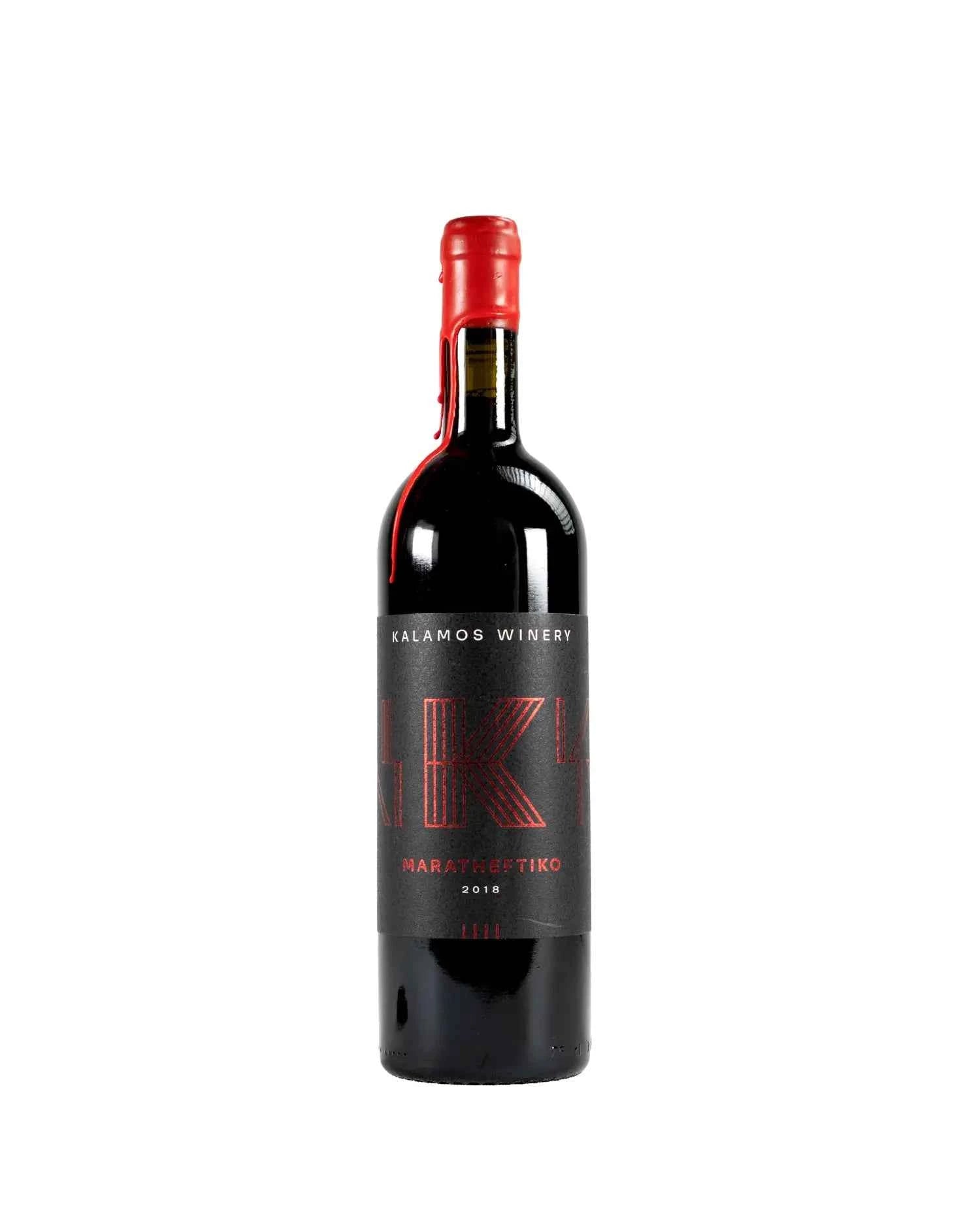 Rotwein Maratheftiko (trocken) - Jahrgang 2018 - Kalamos Weingut - Flasche 0,75 Liter