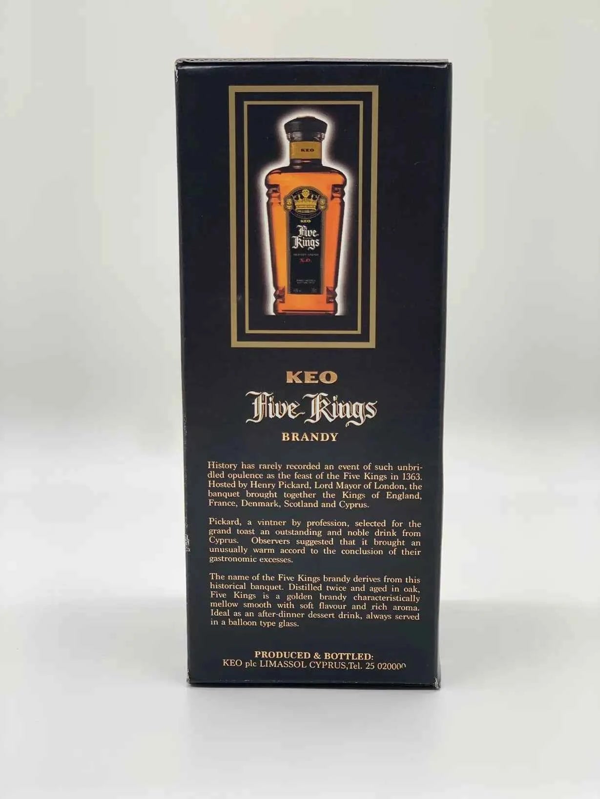 Keo Five Kings Brandy - Flasche 0,70 Liter