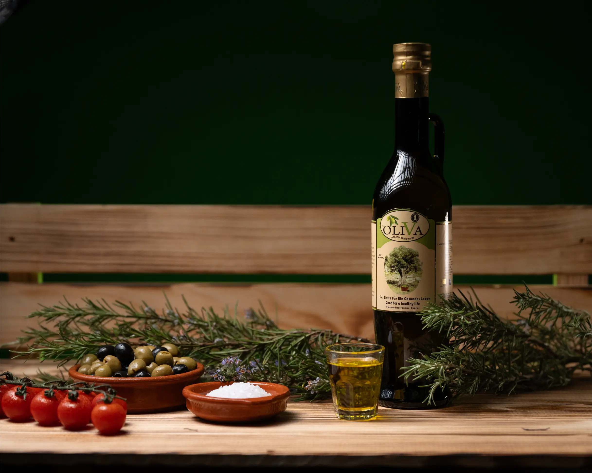 Oliva1® Bio Olivenöl extra nativ virgin (EVOO) - Flasche 0,50 Liter - Exclusive Food GmbH