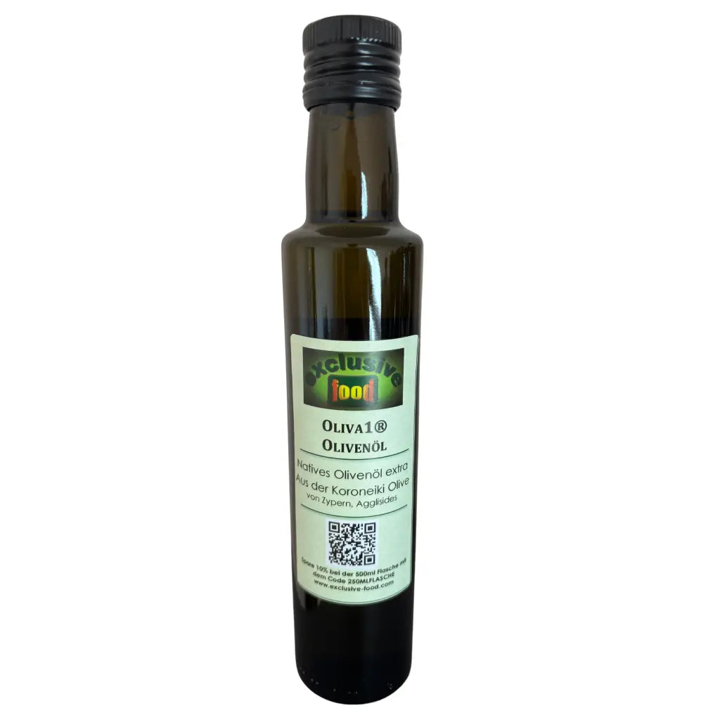 Oliva1® extra natives Bio Olivenöl (EVOO) - Flasche 0,50 Liter
