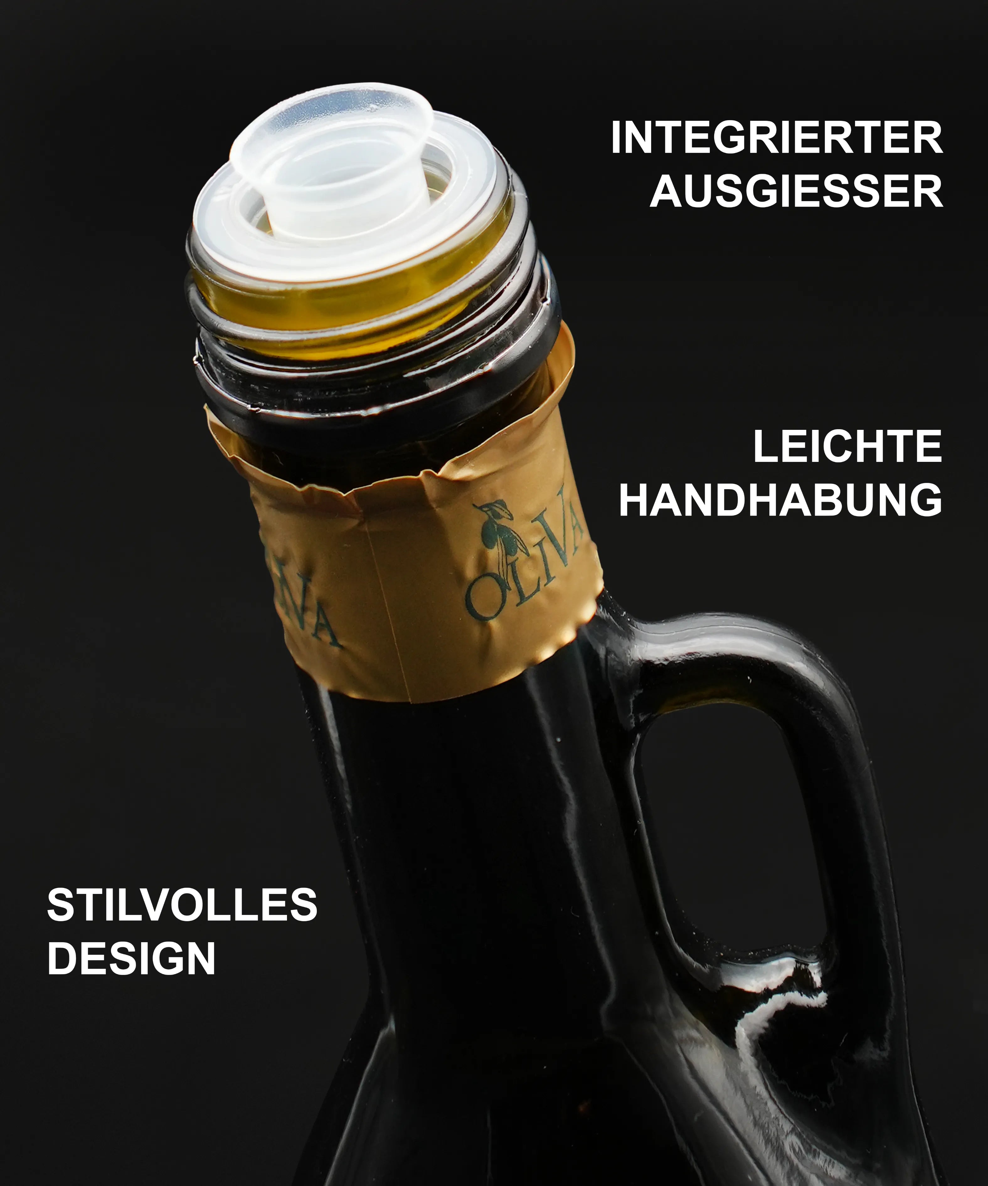 Vorteile organisches Olivenöl Oliva1 Flasche