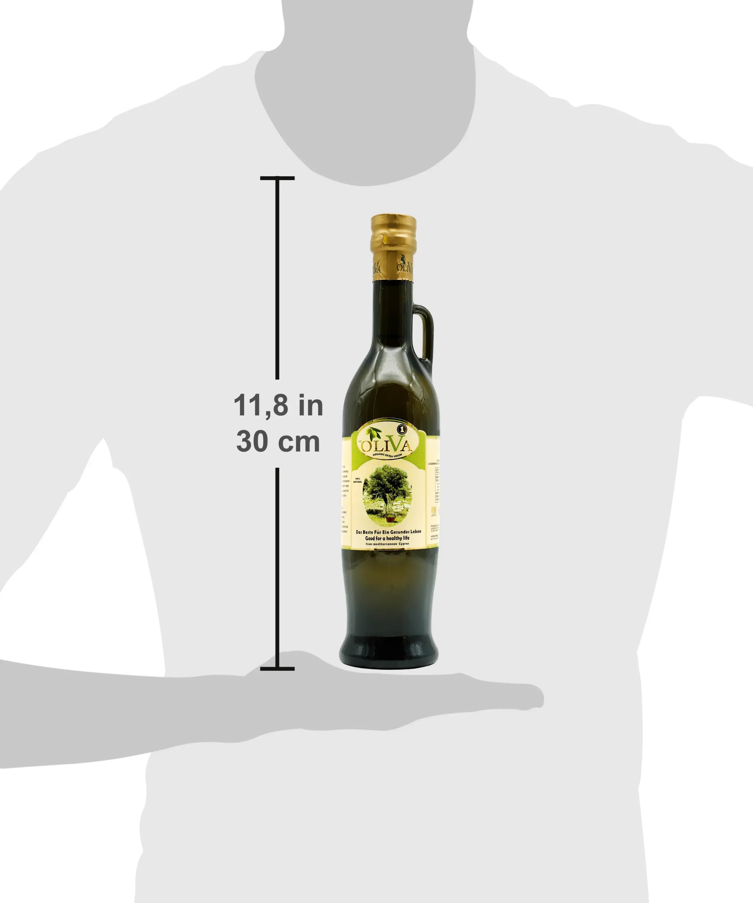 Oliva1® Bio Olivenöl extra nativ virgin (EVOO) - Flasche 0,50 Liter - Exclusive Food GmbH