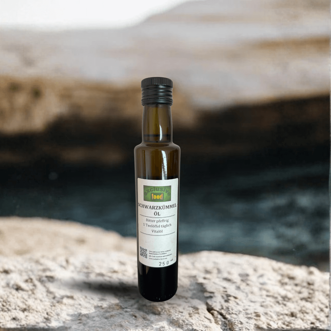 Schwarzkümmelöl kaltgepresst, ungefiltert