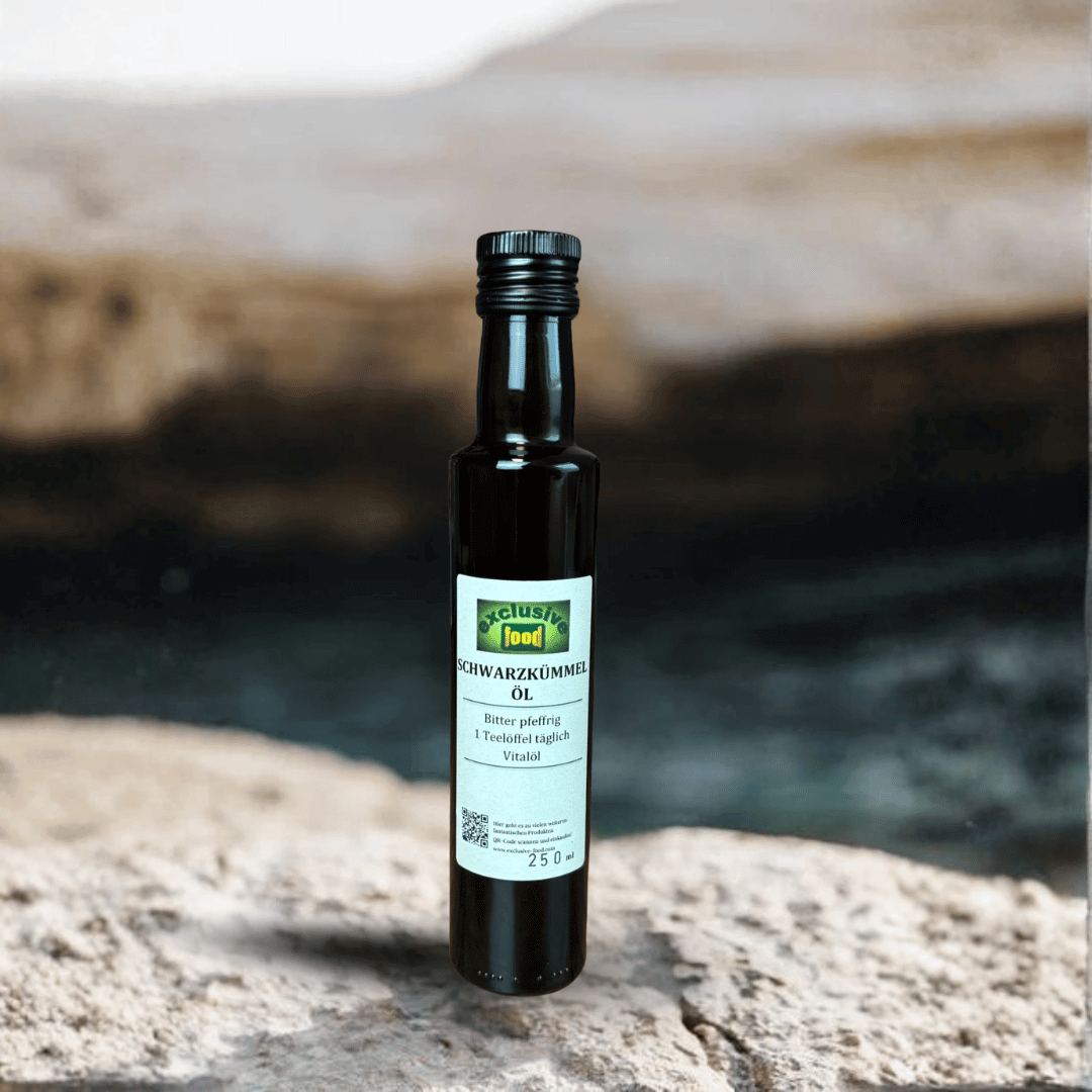 Schwarzkümmelöl kaltgepresst, ungefiltert