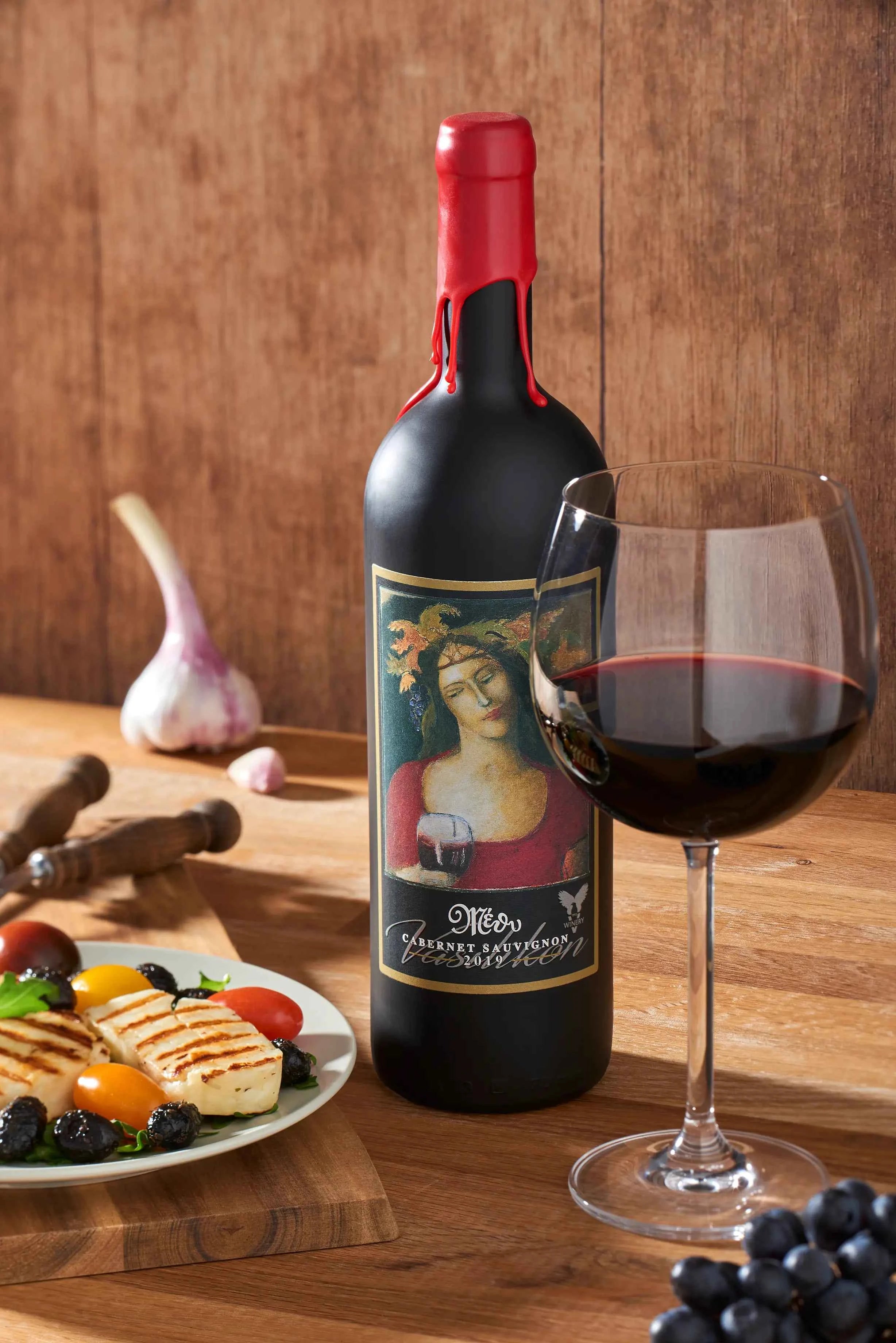 Rotwein "Methy" Cabernet Sauvignon (trocken) - Jahrgang 2020 - Vasilikon Weingut - Flasche 0,75 Liter