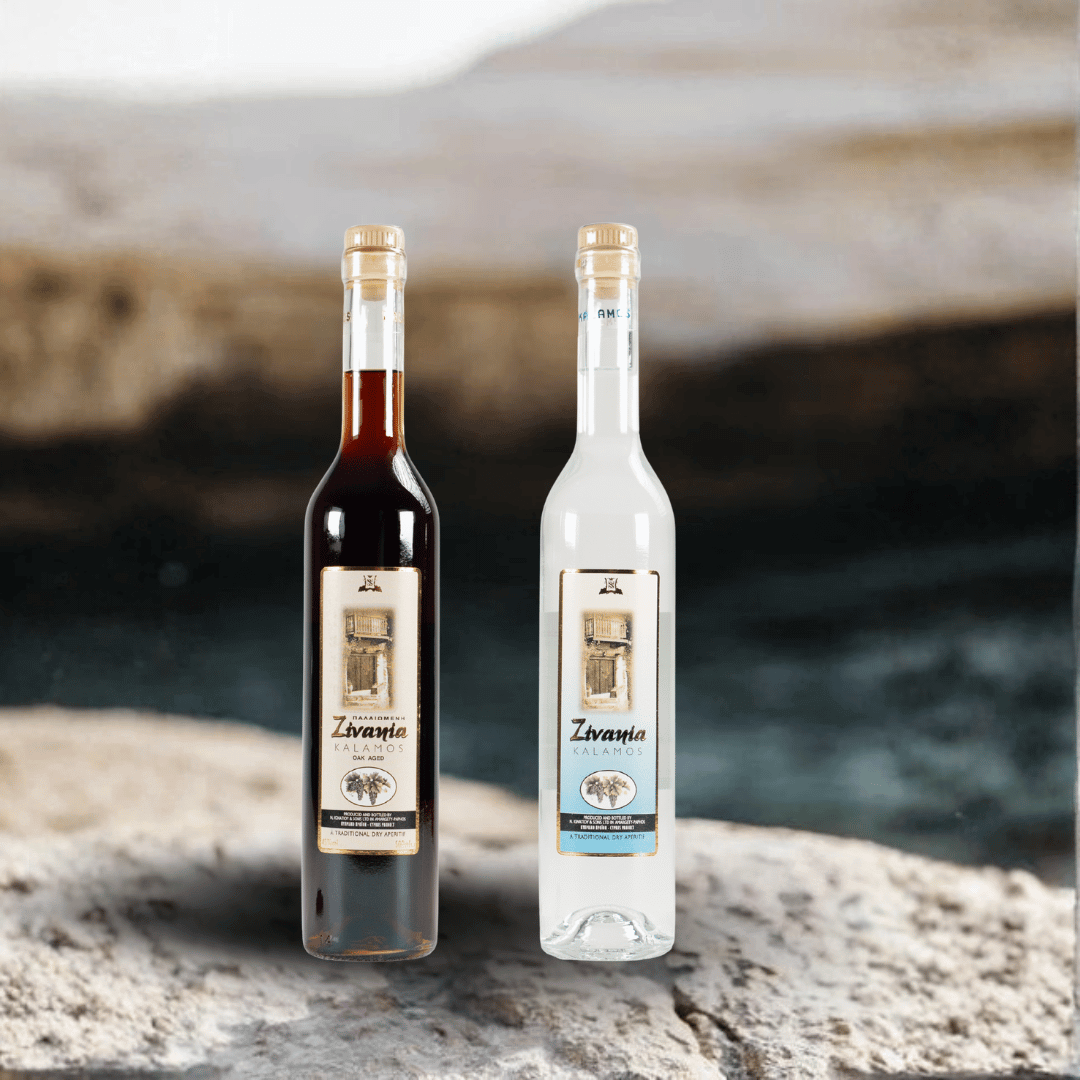 Zivania weiß + Zivania braun