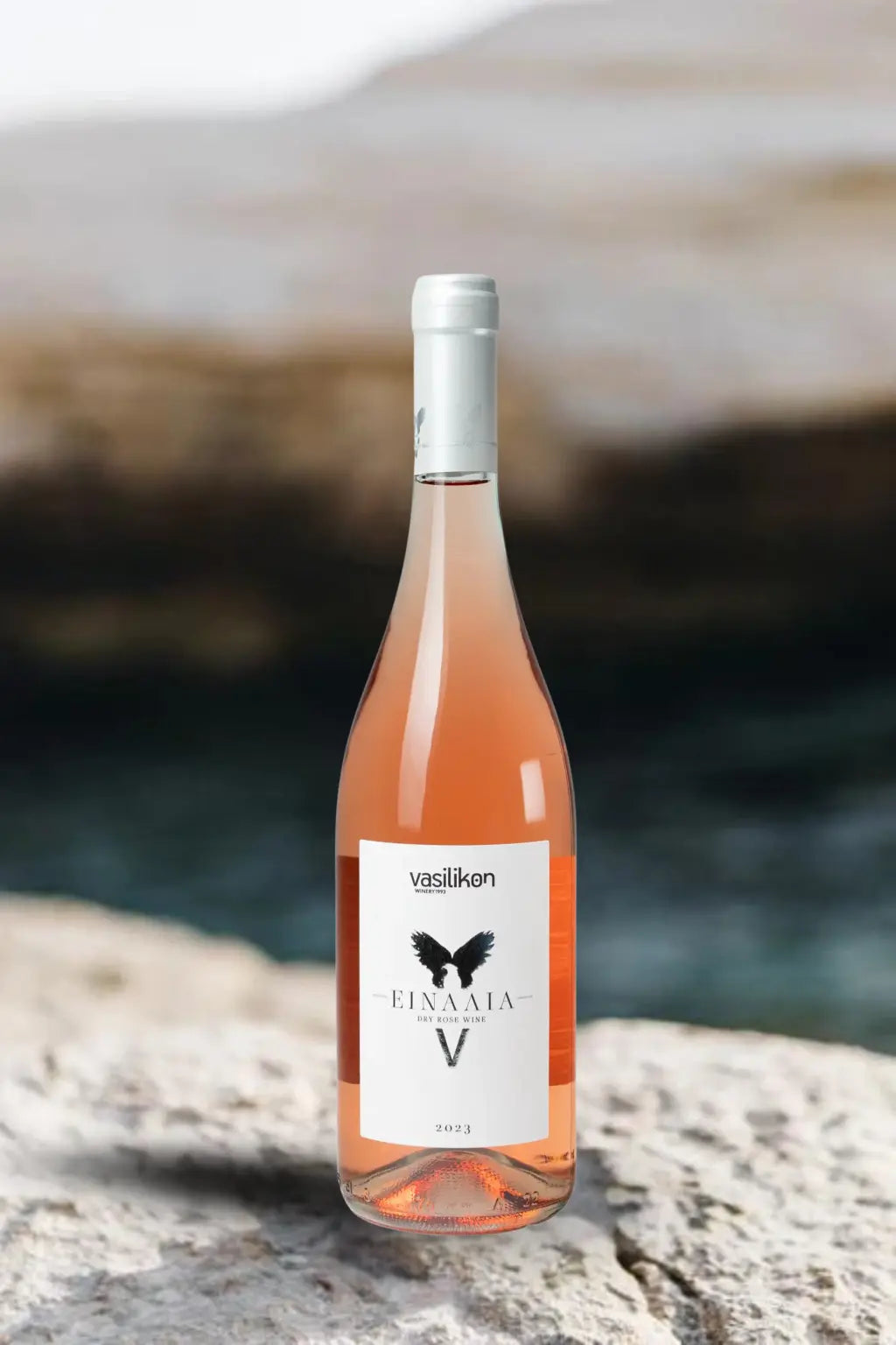 Rosé-Wein "Einalia" Maratheftiko & Shiraz (trocken) - Jahrgang 2023 - Vasilikon Weingut - Flasche 0,75 Liter