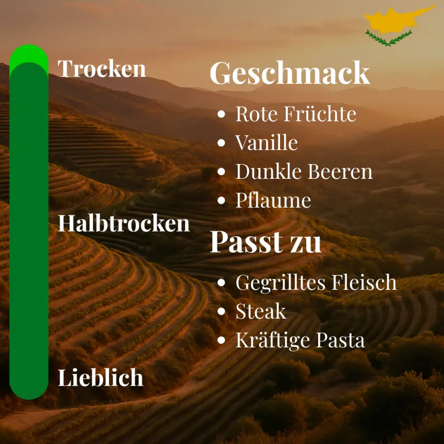 Rotwein Maratheftiko (trocken) - Jahrgang 2018 - Kalamos Weingut - Flasche 0,75 Liter