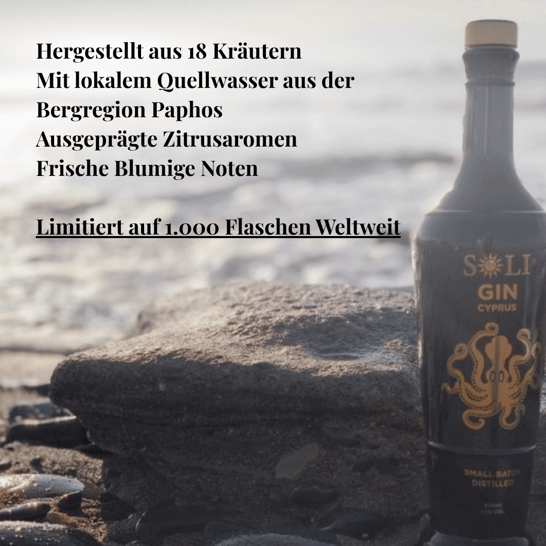 Soli Premium Founders Edition Gin - Limited Edition - Flasche 0,50 Liter