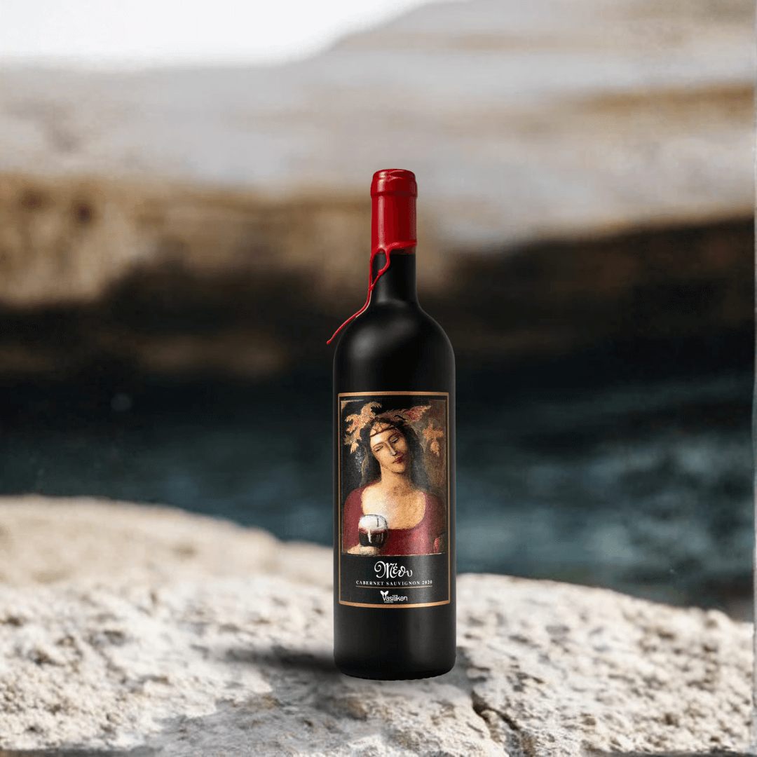 Rotwein "Methy" Cabernet Sauvignon (trocken) - Jahrgang 2020 - Vasilikon Weingut - Flasche 0,75 Liter
