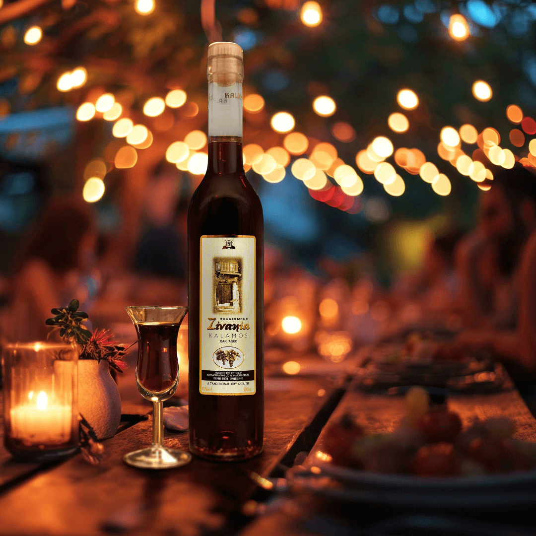 Kalamos Zivania (Braun) - Flasche 0,50 Liter